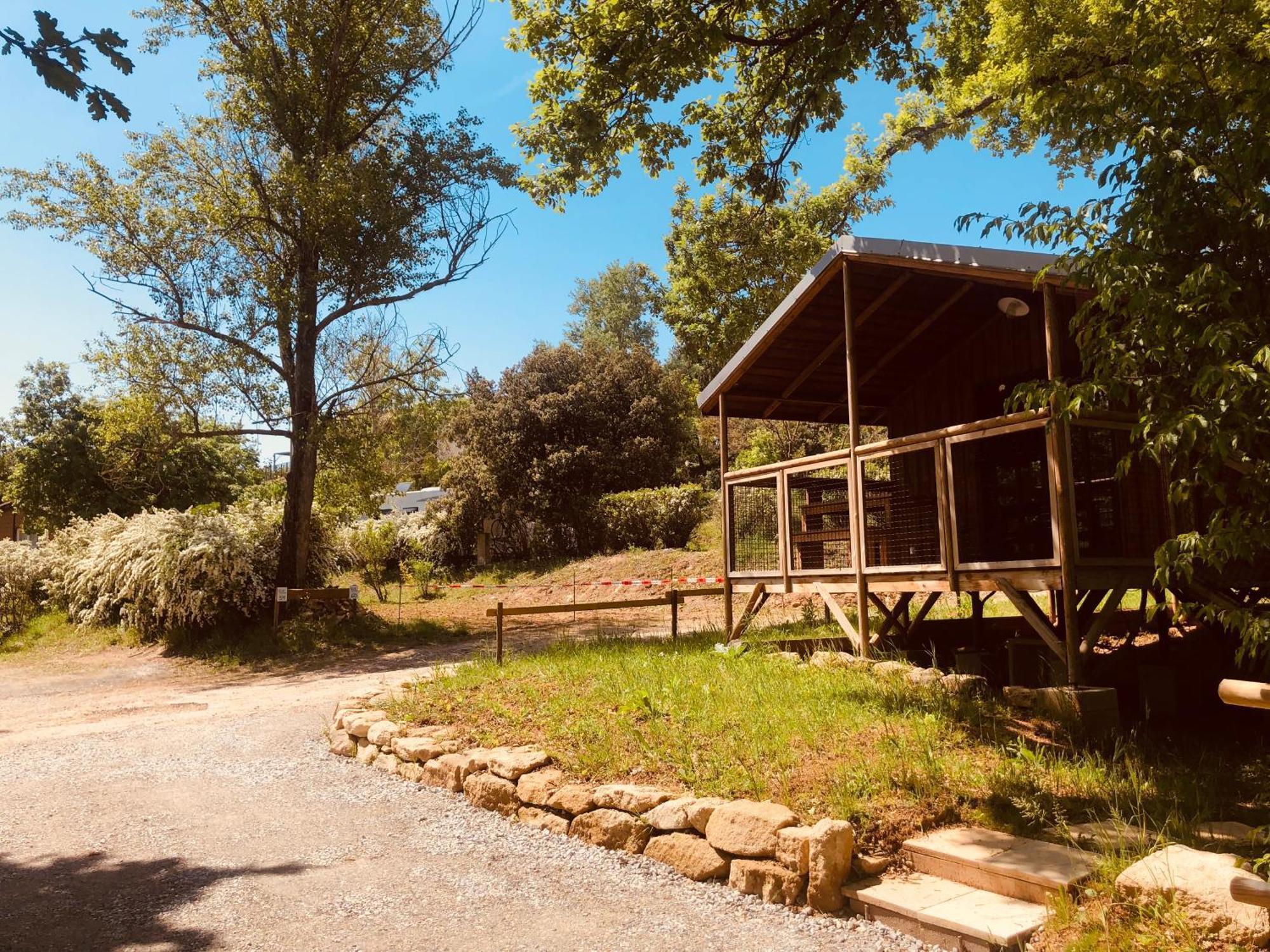 Lodges Du Camping Les 4 Saisons Grane Bagian luar foto